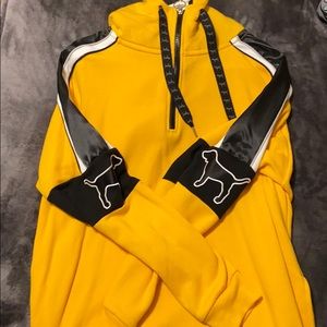 Victoria’s Secret pink Sherpa sweatshirt